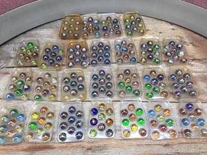 225 POKEMON Glass Marbles - In Original Holders