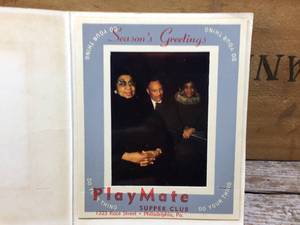 Vintage - Seasons Greetings - Playmate Supper Club -MLKJ