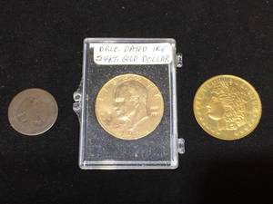 Interesting IKE - 1986 Freedom Coin - 19th Century U.S. Coin