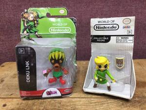 (2) World of NINTENDO - Jakks Figures - LinkDeku Link