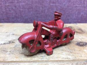 Antique HUBLEY Cast Iron Motorcycle