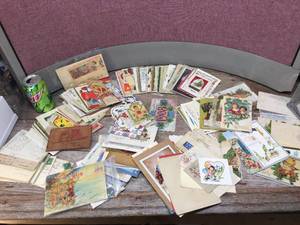 Group 100 Yr Old Post CardsCorrespondence