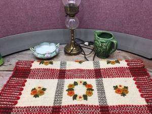 Vintage NIPPON Bowl - Green PItcher - Lamps - RunnerThrow