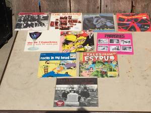 (10) RockPunk Vinyl LP 45 Records - Local Interest