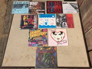 (10) RockPunk Vinyl LP 45 Records - Local Interest