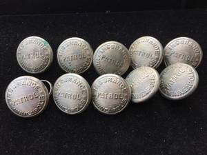 (10) Late 1800s Minneapolis Insurance Patrol - Uniform Buttons