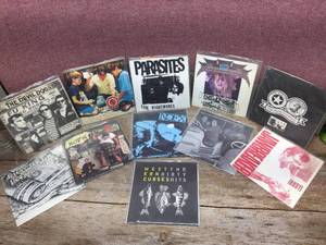 (11) RockPunk Vinyl LP 45 Records - Local Interest