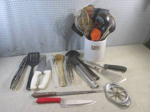 (A-1) Assorted Kitchen Utensils and...