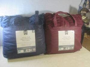 (EW6) 2 - 2-Packs of Faux Fur Decor...