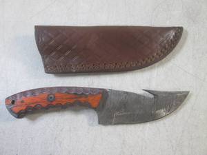 (FS) 8 Fixed Blade Damascus Knife ...