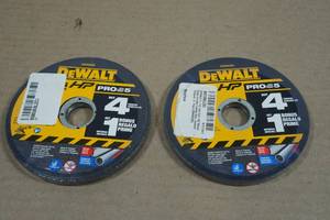 2 DeWalt 5-Packs Metal Cut Off Discs