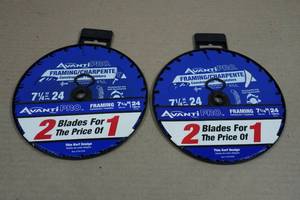 4 Avanti Pro 7-14 Framing Circular Saw Blades