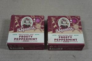 2 Dr Squatch Frosty Peppermint Soap Bars