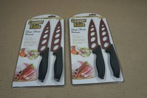 2 Copper Knife Sets