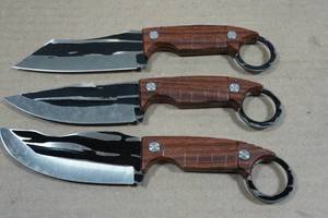 Set of 3 Rolled Steel Knives
