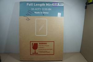 Black Framed Full Length Mirror - 22x30