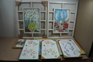 Assorted Floral Wall Art
