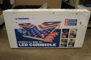 Triumph Patriotic LED Cornhole Yard Game