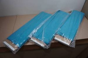 3 Twill Teal Fabric Bolts