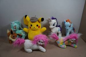 Stuffed Animals - Pokemon, Puppy Surprise, My Little Pony