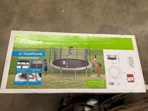 A-Game 14' Trampoline with Enclosure