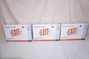 (3ct) NEW LED EXIT Signs