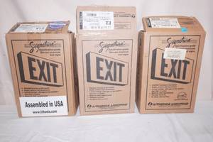 (3ct) NEW LE Series Exit Signs