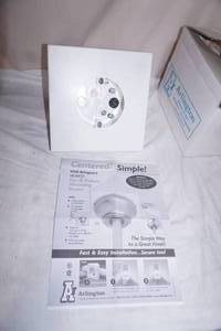 NEW FanFixture Mounting Box for sloped ceilings