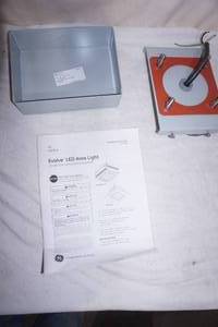 NEW GE Evolve LED Area Light GEH-6020 Canopy Mounting Kit