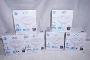(6ct) NEW GE LED Floodlights. 15W