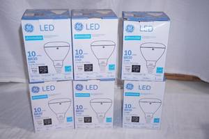 (6ct) NEW GE LED Floodlights. 10W BR30