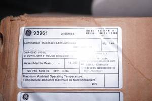 GE Lumination Recessed LED Luminaire. 93961 DI Series