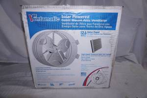 NEW Solar Powered Gable Mount Attic Ventilator (complete)