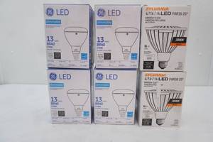 (6ct) NEW GE & Sylvania BR40 & PAR38 Floodlights