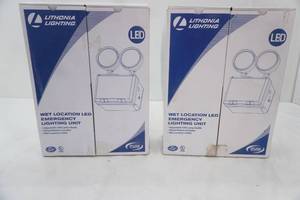 (2ct) NEW Lithonia Lighting Wet Location Emergency Lighting Units