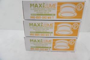 (3ct) NEW MaxiLume 6 Architectural Downlights