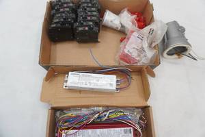 Square D Circuit Breakers, LED Drivers, Fixtures, Caps