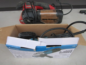 Angle Grinder, Belt Sander
