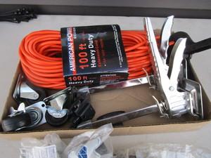 Power Cord, Clamps, Hinges