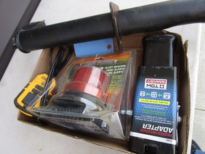Trailer Jack, LED Beacon, Inverter