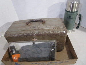 Tackle Box, Filet Glove, Thermos