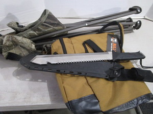 Machete, Duffle, Chair