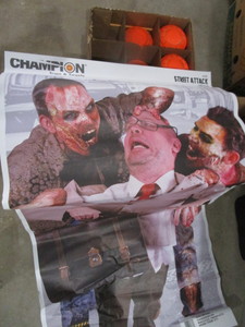 Clays & Box of 100 Paper Targets