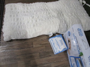 Cooling Pillow, Sheets, Plush Bed Pad