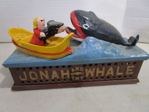 Jonah & Whale Mechanical Bank