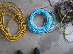 Power Cord, Pressure Hose, Air Hoses