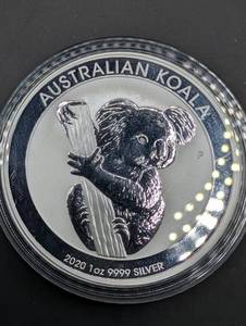 Australian Koala Silver Coin 2020 - 1 oz .9999 Fine Silver