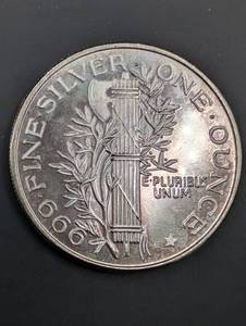 1 oz Fine Silver Round