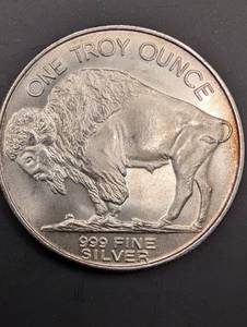 Buffalo Roundy 1 oz .999 Fine Silver Round