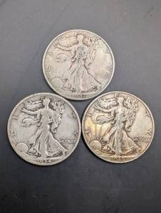 Walking Liberty Half Dollars (Lot of 3)